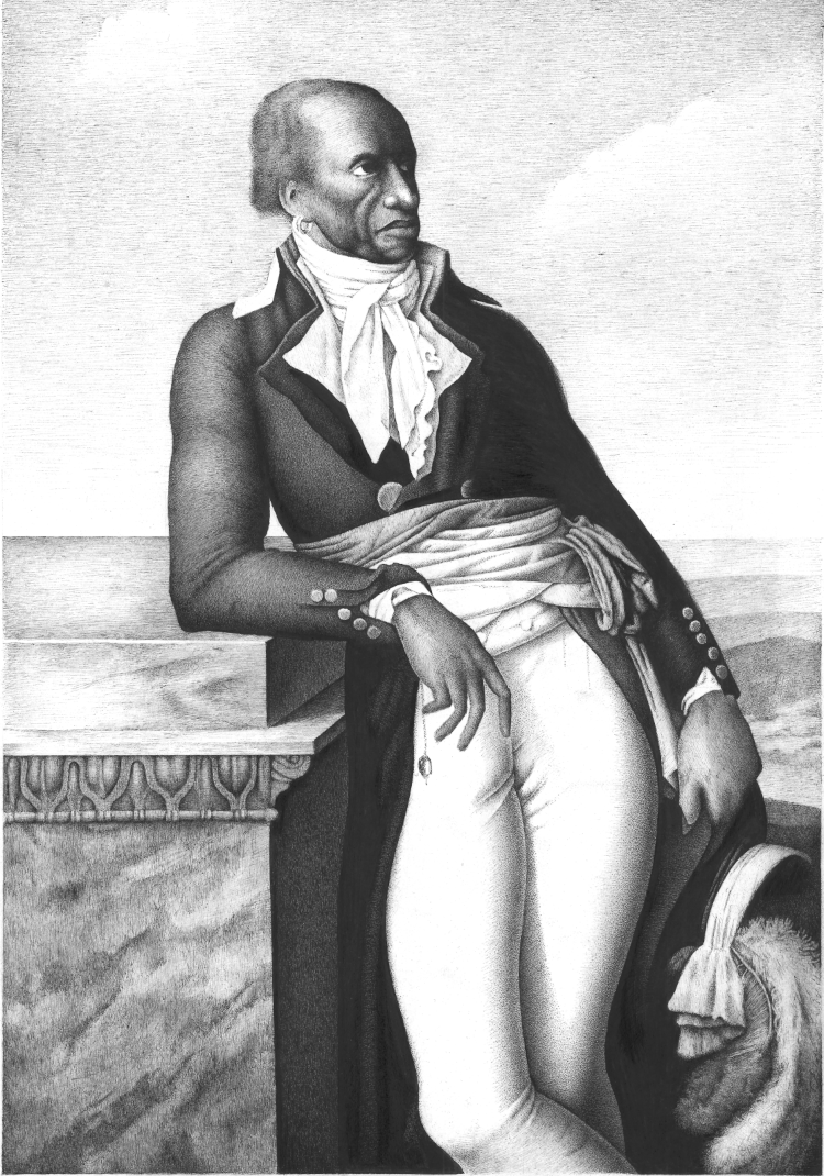 handdrawn portrait of Jean-Baptiste Belley